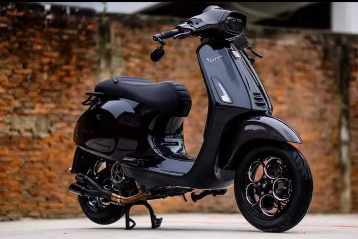 Vespa Matic Modifikasi Elegan